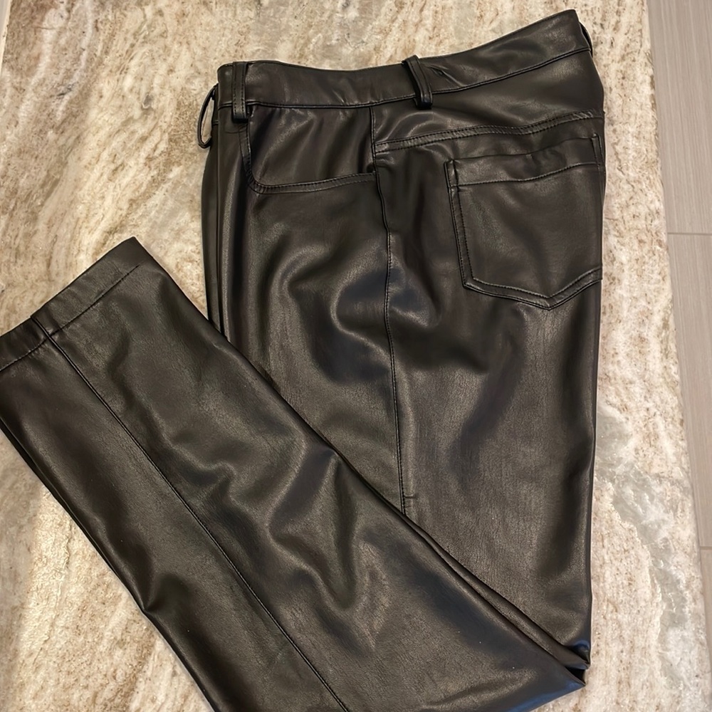 Boston Proper Faux Leather Pants